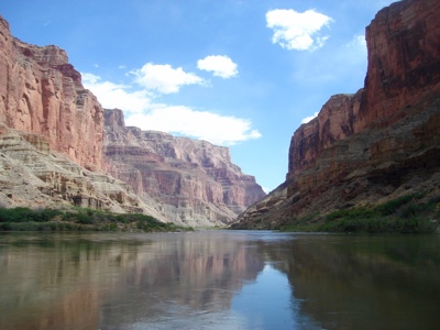 a narrow river